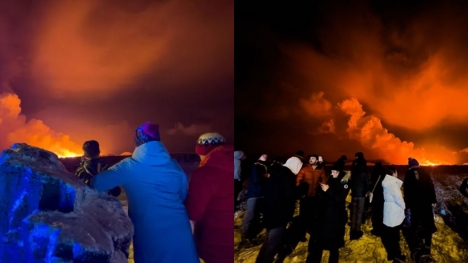 Thrillseekers ignored warnings and flocked to Iceland’s erupting Volcano 