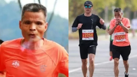 Marathon runner disqualified after being spotted chain-smoking throughout entire race