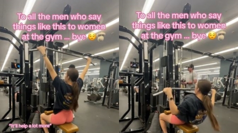 Fitness influencer calls out 'disrespectful' man while filming her workout 