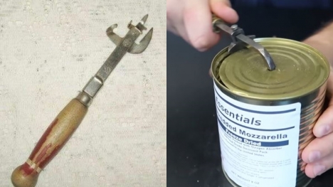 Vintage 1940s-1950s can opener – a real head-scratcher 