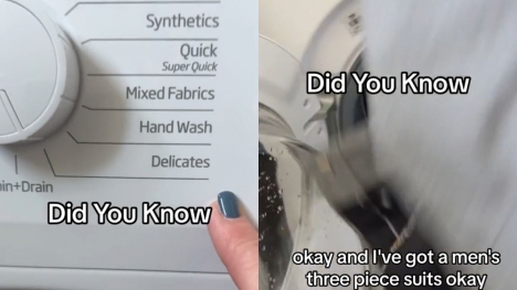 Cleaning expert explains why you can 'dry clean' your clothes in your washing machine