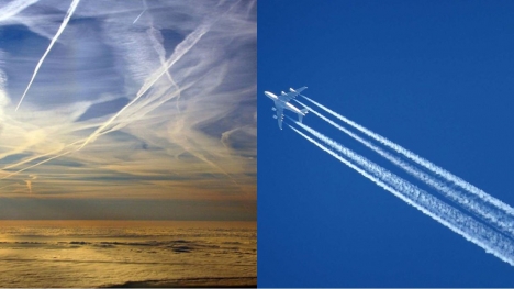People are just realizing what those white streaks trailing planes in the sky stands for 