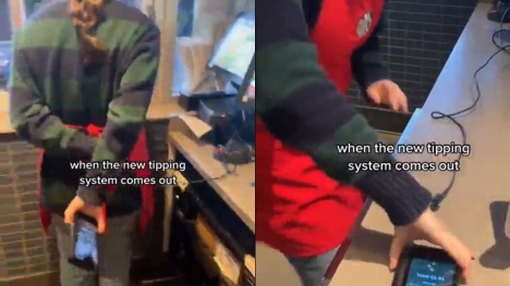 'Awkward' tipping system leaves Starbucks employees feeling uncomfortable