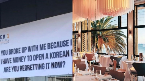 Restaurant owner's revenge sign before opening goes viral on social media