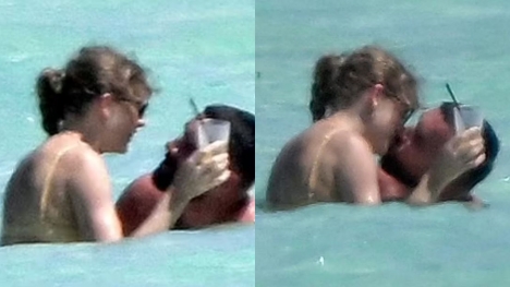 Taylor Swift spotted sharing passionate kiss with Travis Kelce during romantic getaway