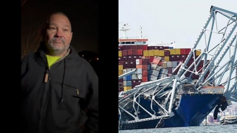 Witnesser reveals the moment Baltimore Bridge collapsed  
