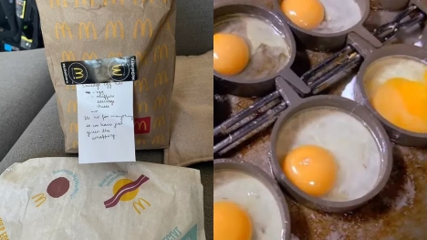 Pregnant woman angry and hungry after McDonald's staff note on her order 