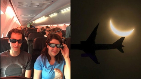 Passengers desperate after spending $1,150 on special 'eclipse flight' without seeing it 