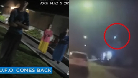 Police bodycam catches UFO crash followed by eerie 911 call 