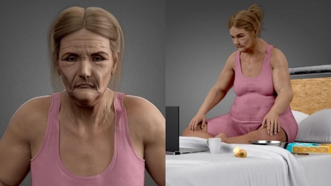 Grotesque model shows what happens to remote-workers in 70 years 