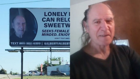 Lonely man spends $400 a week on billboard to find a girlfriend 