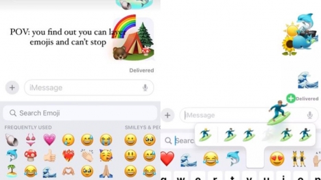 IPhone users discover new emoji stacking feature 