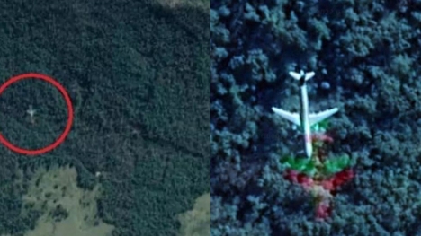 'Ghost' jet spotted on Google Maps leaving users looking for answers