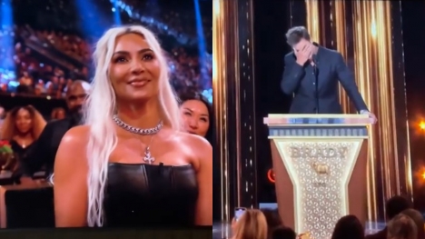 Kim Kardashian reacts after Tom Brady referenced Ye while Netflix roat 