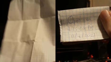  YouTuber reveals the mysterius of a decade-old high school note