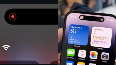 People are just realizing what a red circle at the top of your iPhone screen means