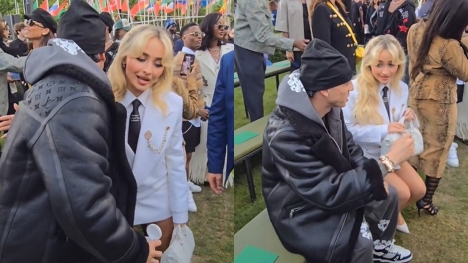 Sabrina Carpenter's awkward interaction with Rapper Central Cee sparks hysteria