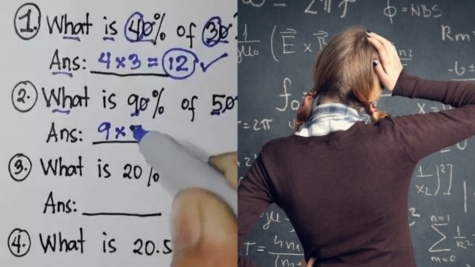 People are amazed by the 'ideal' method of quickly calculating percentages