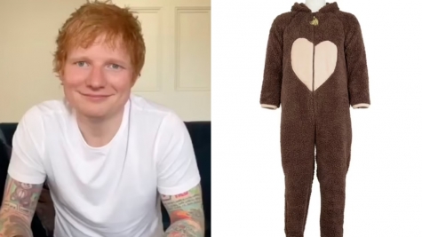 Ed Sheeran sells clothes covered in his cat's hair to raise money for charity