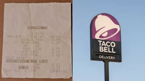 Prices on an old Taco Bell receipt from 1997 stunned many people