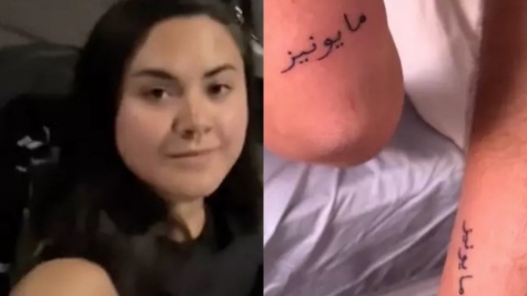 Tourist left stunned after discovering the true meaning of impulsive Arabic tattoo