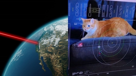 Earth receives unbelievable cat video beamed from space with a distance of 19 million miles away