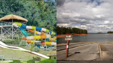 New Apocalypso waterslide will be open at the US's 'most haunted lake' that has claimed 700 lives since 1956