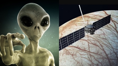 UFO was spotted flying across the moon leaving an astronomer extremely baffled