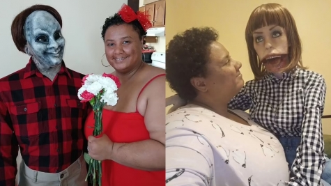 Woman has polyamorous romance with zombie doll after marrying 6ft Halloween doll