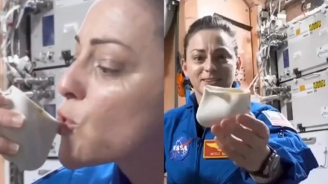 Coffee cup designed to be unspillable in space gains attention due to its resemblance to something else