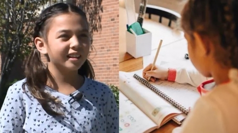 Schoolgirl praised after refusing to answer homework question alleged 'offensive'