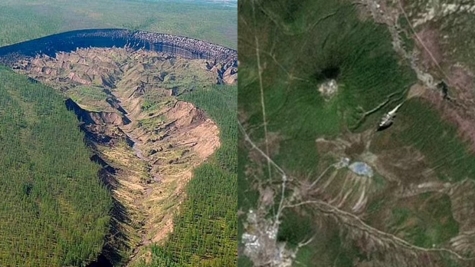 Scientists find expanding 'Gateway to Hell' in Siberia visible from space