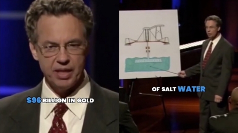 Man slammed for asking for $1 million investment to build water-to-gold machine on Shark Tank 