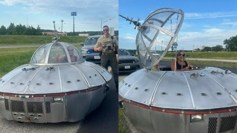 Missouri police stumped upon a 'UFO' vehicle traveling on the highway