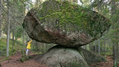 Kummakivi balancing rock: a testament to nature's astonishing feats