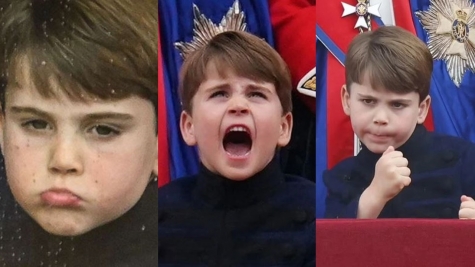 Prince Louis' funny expressions steal the spotlight at King Charles coronation