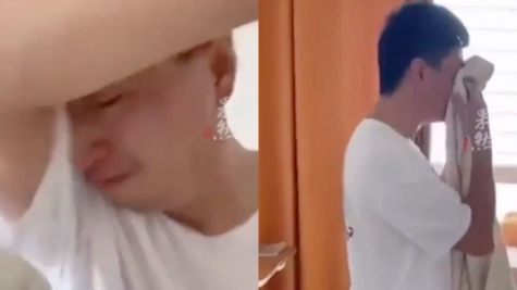 Father breaks down in tears as son scores 6/100 in math exam despite year-long daily tutoring