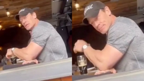 John Cena was praised for respectful to fan who approached him while he eats with friend 