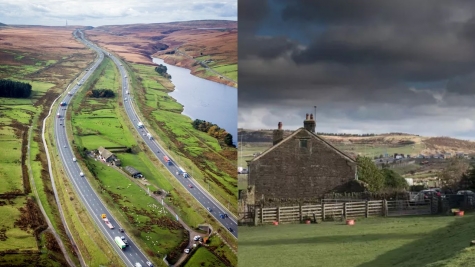 'Stubborn' farmer who lived in a house in the middle of M62 wasn't actually too stubborn to move