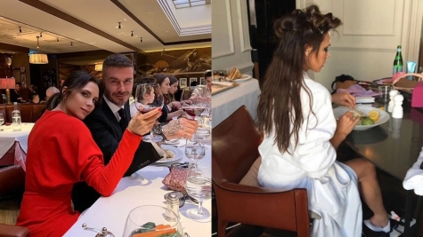 David Beckham moans his wife Victoria has eaten the same meal every day for 25 years