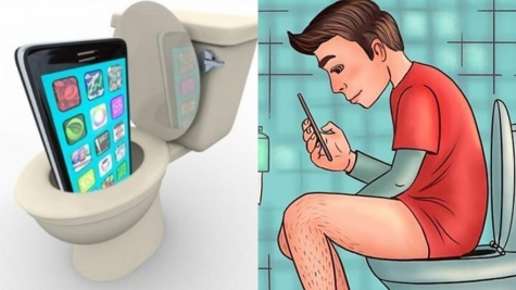 Why should we stop taking our phones to the toilet?