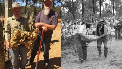 Discover the largest gold nugget weighed the same as an adult