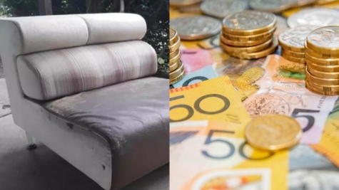 Retiree regrets donating couch after realizing $30,000 stuffed inside