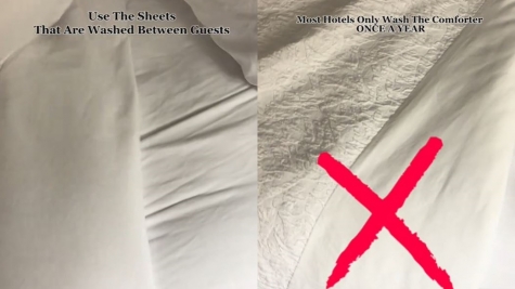 Here is the reason you should never use a hotel quilt