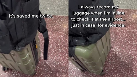  Woman reveals why she always films her luggage before boarding a flight 