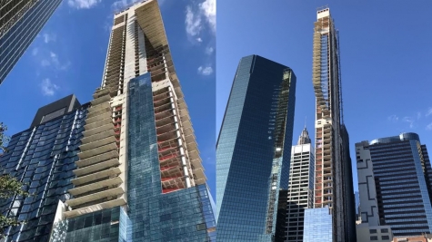 Abandoned tilting $272m skyscraper in New York, after EIGHT years still half-finished 