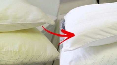 Cleaning hack to get rid of yellow stains from pillows costs just 4p