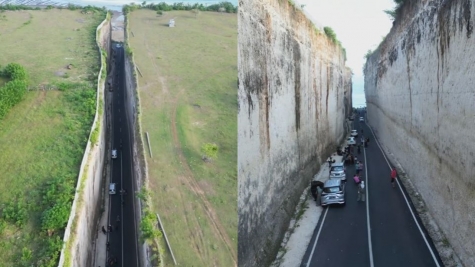 'Impressive' road leading to Bali beach sparks debate on how it could have been built better