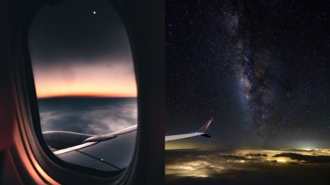 Scientist explained why you can't see stars from an airplane's window