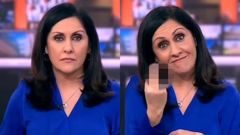 Viewer stunned after BBC presenter gives middle finger to the camera live on air